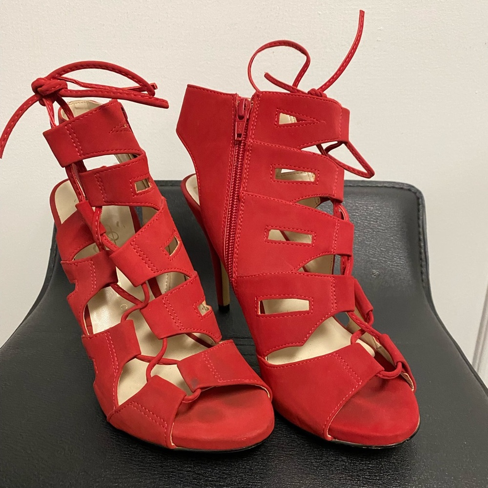 DSW Red High Heels